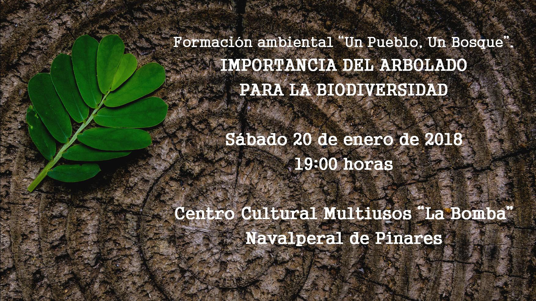 El proyecto “Un pueblo, un bosque” arranca con una charla de sensibilización ambiental