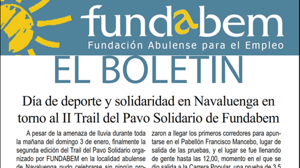 BOLETÍN DE FUNDABEM DE ENERO DE 2016 (PARA DESCARGAR EN PDF)