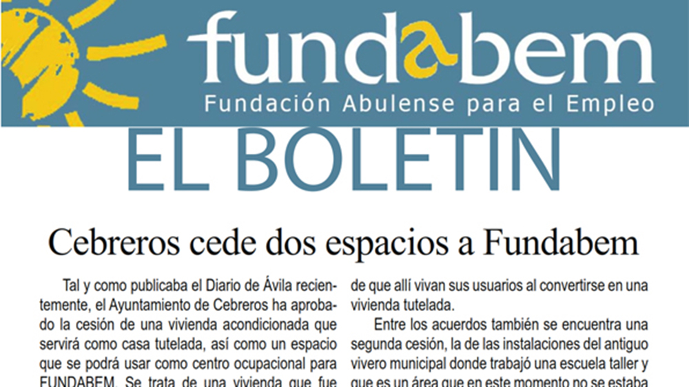 BOLETÍN DE FUNDABEM DE JUNIO DE 2016 (PARA DESCARGAR EN PDF)