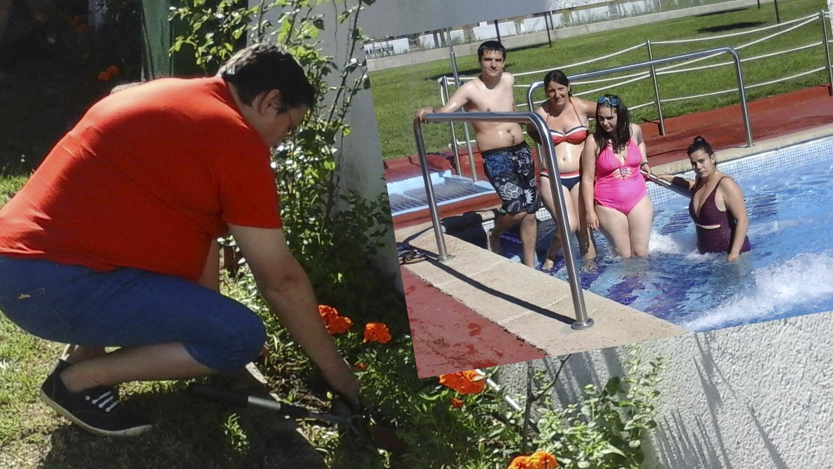 Jornada de trabajo y ocio en la piscina de Navaluenga para empezar el verano