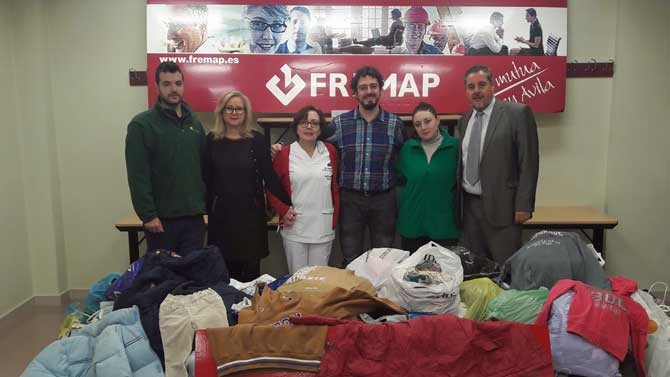 Fremap entrega 120 kilos de ropa usada a Fundabem