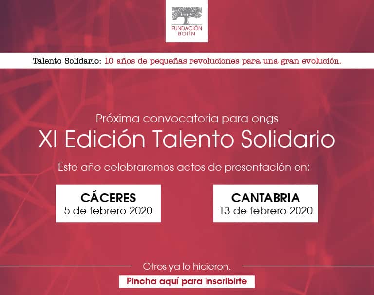 XI Edición del Programa “Talento Solidario”