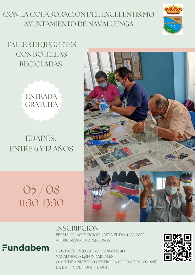 Talleres de juguetes con botellas recicladas